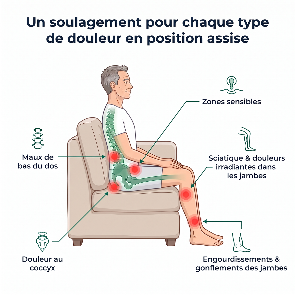 Le coussin gel Vivelan